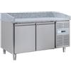 Ristoattrezzature Modello: 116960022241,Banco pizza 2 porte 151x80x100h cm per pizzeria ristorante