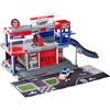 Majorette Tuning Garage + 1 Auto - Playset Officina di Elaborazione con Modellino in Metallo Die-Cast, 8504108000, dai 3 anni, Garage Giocattolo per Bambini e Collezionisti