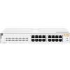 HPE Switch di rete HPE Aruba Instant On 1430 16G Class4 PoE 124W Non gestito L2 Gigabit Ethernet [10/100/1000] Supporto Power over [PoE] 1U Bianco (Aruba - Poe Unmanaged Over [Poe] Wh [R8R48A#ABB]