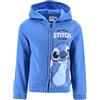 Disney Stitch Felpa con Cappuccio per Ragazze, Maglione con Cerniera, Regalo per Bambina, Taglie 3 a 8 Anni
