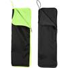QUARKZMAN 2pz Borsa per Ombrelli Bagnati 15 Copertura Manica Ombrelli Tessuto Oxford con Interno Microfibra Impermeabile Custodie Compatte Portatili per Ombrelli Viaggio, Nero/Verde