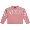 GUESS Felpa per Bambine e Ragazze Rosa Antica 6 Anni (116cm)