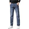 Generisch Jeans termici da uomo, comodi pantaloni termici invernali, caldi jeans invernali, pantaloni da neve, jeans imbottiti, pantaloni invernali, dritti, elasticizzati, pantaloni termici, foderati in pile