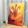 Bandai & stella del sole King Ghidorah 2019 Art Panel BANDAI godzilla art panel Sunstar poster interno