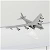 Modellino Di Aereo Realistico In Scala 1/200 Con Supporto Per Esposizione,
