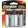 Energizer Batterie alcaline E95BP2 MAX, D, 2 batterie/confezione