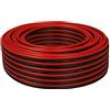 toolcity cavo audio cavo altoparlante (Zwilling litze) 2 X 1,50 mm² (Box) 25 m Rosso/Nero