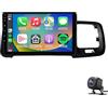 LiteGauge Autoradio per Vol-vo S60 V60 2011-2020 Android 14 Stereo con TouchScreen da 9 Wireless Carplay/Android Auto 1080P Bluetooth WiFi 32band DSP Audio SWC Telecamera di backup(Color:4 CORE 2+64G)