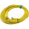 HangTon Cavo antenna GPS giallo TNC connettore ad angolo retto RG58 per Trimble SPS-850 SPS-880 5700 5800 Net RS Topcon Sokkia Leica ricevitore per antenna GPS 7m