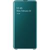Samsung EF-ZG970CGEGWW Clear View Custodia per S10 E, Verde