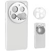 NEEWER Backplate per Obiettivo 15 Ultra, Adattatore per Lente Telefono con Filettatura 17mm per Fotocamera Principale e Teleobiettivo, Compatibile con Xiaomi 15 Ultra Case Originale, PA111 (Argento)