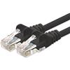 1aTTack.de 1aTTack - Cavo Patch di rete CAT5e UTP con 2 spinotti RJ45 nero 20 m
