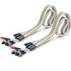 56Tiankoou 2 pezzi 4 in 1 PC Interruttore Reset Disco Rigido Cavo LED Filo Kit di Montaggio per Computer