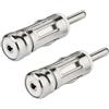 NyxSeat 2 adattatori per antenna per auto, adattatore stereo universale, per ricevitori radio audio auto