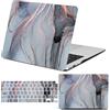 FFBOFFC Custodia Compatibile per MacBook Neo da 13 pollici Modello 2026 (A3404) con chip A18 Pro, Copertina Rigida in Plastica Protettiva e Tastiera Cover, Geometriche blu
