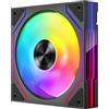 TZMRIT Prism-STARTRAIL 120mm Infinite Mirror ARGB PC Fan with PWM Control And ARGB Effect,1850RPM,58.36CFM (BK)