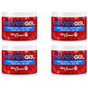 Generico Rever Gel Effetto Bagnato - Gel Capelli Fissaggio Forte, Wet Look, Styling Professionale, Modellante per Uomo e Donna, Non Lascia Residui, Made in Italy - 4 Unita da 500ml
