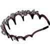Generico Fascia Di - Fascia Artiglio | Banda Per Capelli Con I Capelli Da Sposa, Con Il Cranio Alto | Non -Slip, Fasce Alla Moda, Decorative Per Donne, Ragazze, Damigelle, Spose, Feste, Matrimoni,