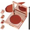 Adius Colored Clay Cc Undereye Corrector, Under Eye Concealer, for Dark Circles with Brush,Conceal Brighten Dark Circles (Red)