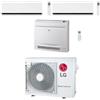 Lg Climatizzatore Condizionatore LG Dualcool Deluxe più Console R32 Wifi Trial Split Dual Inverter 9000 + 12000 + 12000 BTU con U.E. MU3R21 NOVITÁ Classe A+++/A++