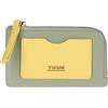 THUN - Porta carte, bicolor - ecopelle - Collezione Sempre con me - 14 x 8.5 cm