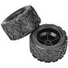 KIMISS 2 Pezzi di Ricambio per Pneumatici in Gomma Premium per Auto RC HS 18301 18302 18311 18312 - Accessori per Auto RC Antiusura, Durevoli e Facili da Installare