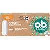 o.b. Tampon Organic Normal, 100% cotone biologico, per giorni medio-forti, protezione naturale, confezione da 16