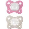 Chicco Dual Soft Succhietto Rosa 6-16 Mesi 2 Pezzi