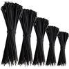 Offgridtec fascette fermacavo Nylon 66, resistenti a UV e agenti atmosferici, con tripli denti di bloccaggio, carico 18 kg, per fai da te, officina e ufficio, 100/150/200/250/300 mm (1000 pezzi, nero)