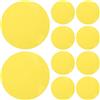TOYANDONA 20 adesivi in gel giallo per illuminazione, pellicola diffusore dimmerabile autoadesiva, filtri di colore caldo da 50 mm, per illuminazione video a LED e proiettore da soffitto
