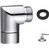 HMCEY Adattatore per Soffione Doccia 90 Gradi,Raccordo Tubo Doccia,Adattatore per Tubo Doccias,Connettore Doccias Giunto Sferico,Adattatores Angolo per Braccio,Adattatori Doccetta a Gomito in Rame