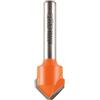 CMT ORANGE TOOLS CMT 915.002.11 Fresa per Intagli a 135°, Grigio/Arancio
