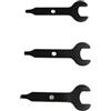 TJPoto 2610930692 - Set di 3 chiavi per Dremel 90962