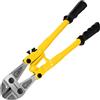 BLOSTM - Tronchese tagliabulloni resistente in acciaio inossidabile da 35,6 cm con manici ergonomici in gomma, tagliabulloni robusti per tagliare recinzioni, bulloni di macchinari, catene, lucchetti