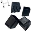 EVBOTGEE 4 piedini in gomma per scala, 20 x 30 mm, piedini di ricambio per scala, resistenti alle alte temperature, resistenti all'usura, cuscinetti antiscivolo