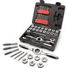 FOURROBBER Kit di maschi e filiere M3-M12 Metrico Set di attrezzi maschiatura e filettatura in acciaio