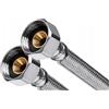 KNM TRADE Tubo flessibile 3/8 pollice x M10 - prolunga in acciaio inox 600mm - tubo di collegamento per rubinetto e miscelatore - dado girevole e filetto maschio
