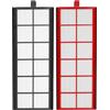 Facecool Set di filtri dell'aria compatibile con dispositivo di ventilazione Zehnder ComfoAir 350/550/D350, filtro dell'aria G4/F7-400100084, bianco/rosso/nero (2 pezzi)