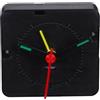 TOPPERFUN Movimento Orologio al Quarzo Nero, Meccanismo per Sveglie e Pareti | Plastica, Installazione Rapida e Precisione Affidabile, Ricambio per Fai da Te, 5,6x5,3x1,7cm