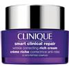Clinique Smart Clinical Repair Wrinkle Correcting Cream Rich 50 ml Trattamento Viso Super Nutriente Antirughe Crema
