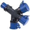 TRIPLA INDUSTRIALE 2P+T16A 6H