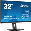 iiyama ProLite XUB3293UHSN-B5 Monitor PC 80 cm (31.5) 3840 x 2160 Pixel 4K Ultra HD LCD Nero