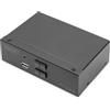 Digitus Switch KVM, 2x1 DP, DP Out, USB