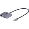 StarTech.com Adattatore USB-C a VGA/HDMI, Adattatore Multiporta USB Type-C a VGA/HDMI 4K 60Hz HDR con Uscita Audio da 3,5 mm
