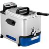 Tefal Oleoclean Pro Inox & Design FR8040 Singolo 3,5 L 2300 W Nero, Acciaio inox