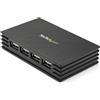 StarTech.com ST4202USBGB hub di interfaccia USB 2.0 Type-B 480 Mbit/s Nero