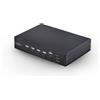 StarTech.com KVM DisplayPort a 4 Porte con Mouse Roaming e Multi-View / Picture-in-Picture, 4K 60Hz, Hub USB 3.0 5Gbps,