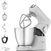 Kenwood Titanium Chef Baker XL Lite - Impastatrice planetaria, 3 ganci e fruste,1200W, 7L, Bianco (KVL65.001WH)