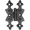 cyclingcolors Cerniera antiche per mobile ferro battuto sfumato 70x45 ante legno piana vintage nero bronzo cerniere