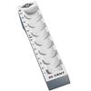 Wedo 160702037 Colonna Contamonete, Euro 0.20, 70 Monete, Grigio